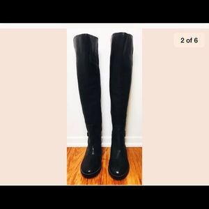 🌻🎈Tory Burch Size 8 tall black boots 🎈